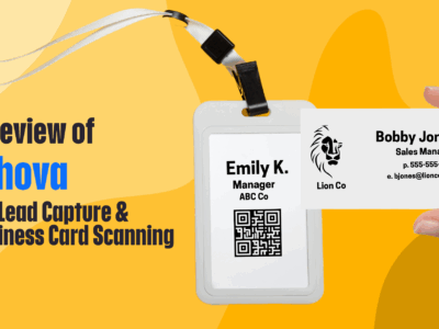 Whova Lead Capture and Business Card Scanning